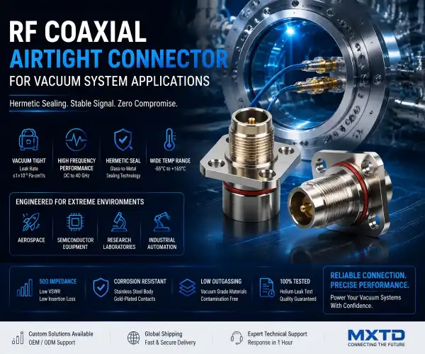 Are RF Coaxial Airtight Connectors Suitable for Vacuum Systems?